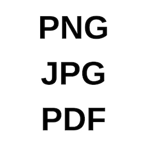 May include: PNG, JPG, and PDF file format text in black against a white background.