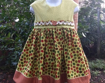 Falling Leaves Girls Dress