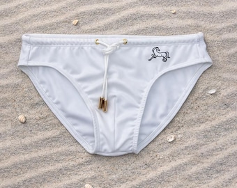 White Swim Briefs