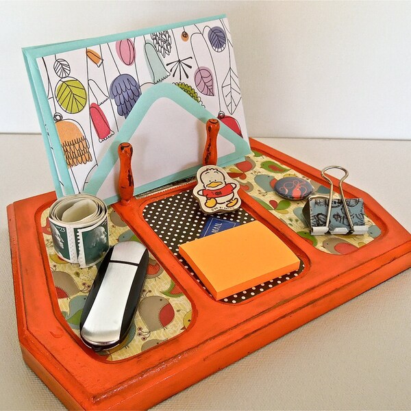 Office Vintage Stationary Desk Organizer