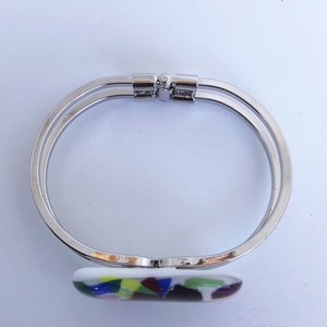 Confetti Gesmolten Glazen Manchet Bangle afbeelding 2