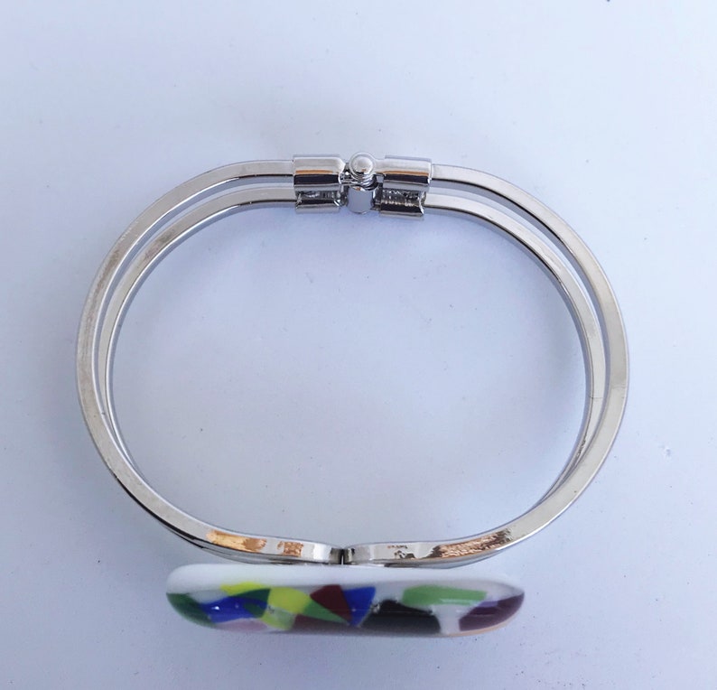 Confetti Gesmolten Glazen Manchet Bangle afbeelding 2