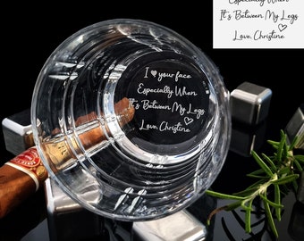 Vaso de whisky personalizado grabado: escritura a mano personalizada, vaso de whisky de 325 ml (11 oz).