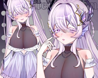 Live2d Premade Model | Seacubus | 8 Expressions