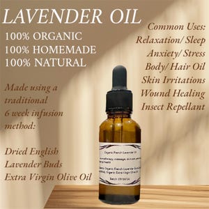 100% Organic Lavender Oil (Lavandula Angustifolia)