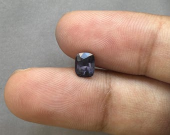 0.92ct Purple Blue Spinel Cushion Cut Natural Gemstone from Sri-Lanka (Ceylon) – Perfect for Rings & Pendants