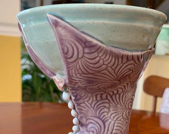 Lady's Dress Ceramic Goblet