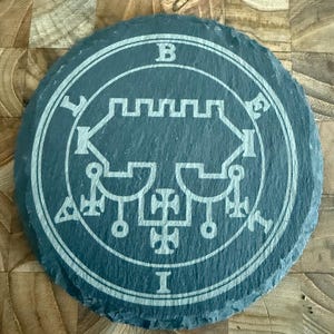 King Belial Slate Coasters