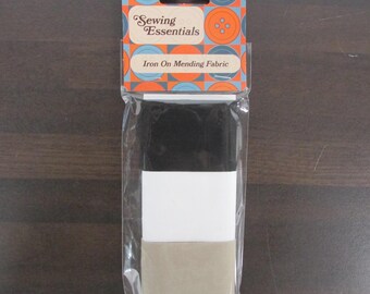 Haberdashery - Sewing Essentials 3x Iron On Mending Fabric (3.8cm x 50cm)