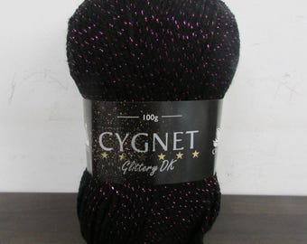 Brand New Glittery Deluxe Cygnet Yarn - Cauldron - Glittery DK - 100g - Acrylic - Machine Washable - Knitting and Crochet Wool