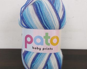 Brand New Cygnet Baby Prints Pato Yarn - Paintbox - DK - 100g - Acrylic - Machine Washable - Knitting and Crochet Wool