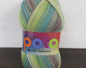 Brand New Cygnet Pato Multi Colours Yarn - Pebble Beach - Chunky - 100g - Acrylic - Machine Washable - Knitting and Crochet Wool