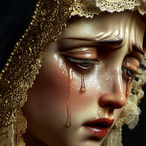 Our Lady of Sorrows Picture Mater Dolorosa painting Our Sorrowful Mother Wall Art Lady of Sorrows For Home Decor Seven Sorrows of Mary #95