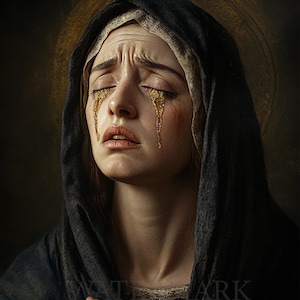 Our Lady of Sorrows Print: Mater Dolorosa Wall Art (Digital Download)