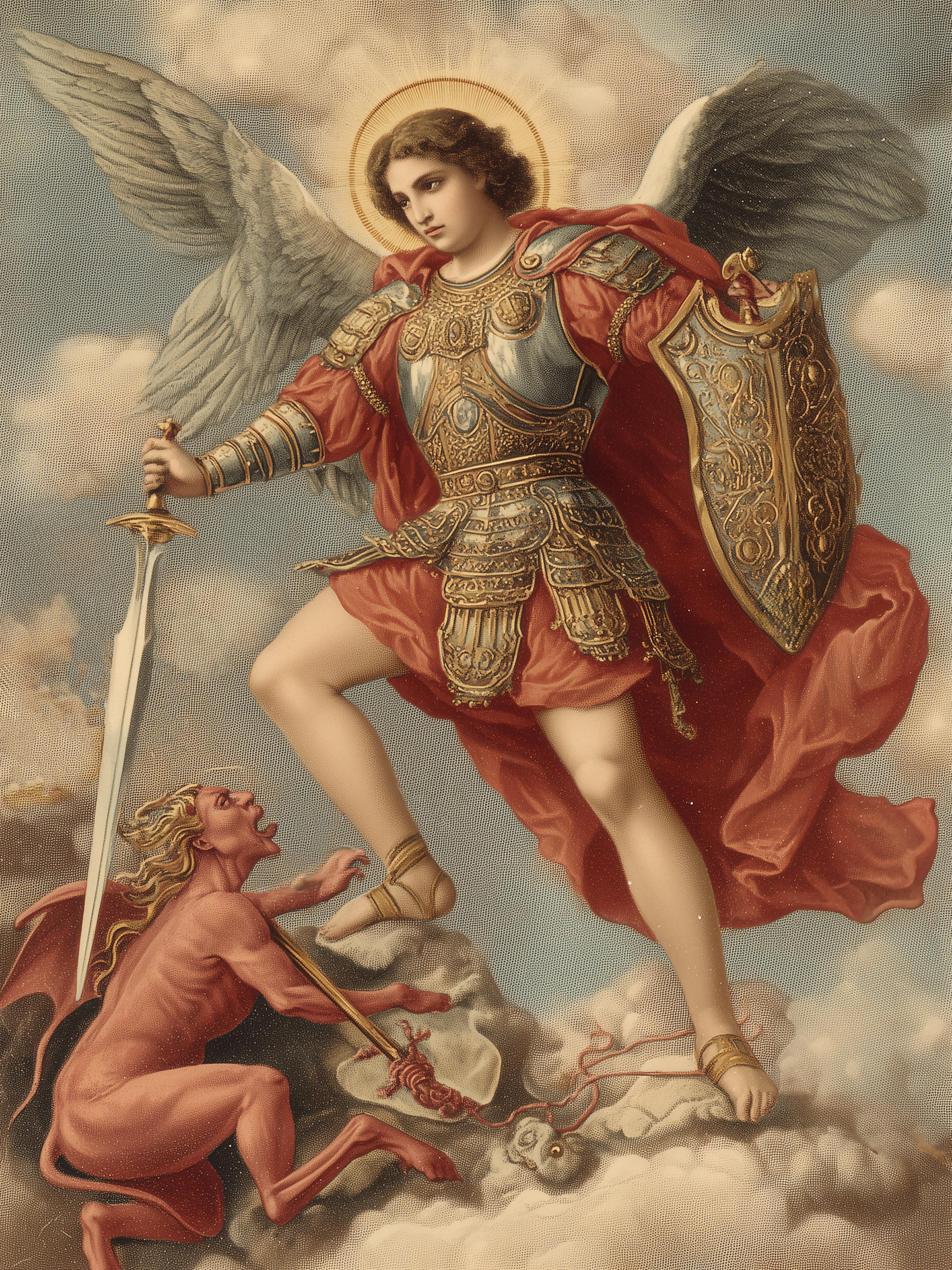 Archangel Michael Art Print: Saint Michael Home Decor (digital Download ...