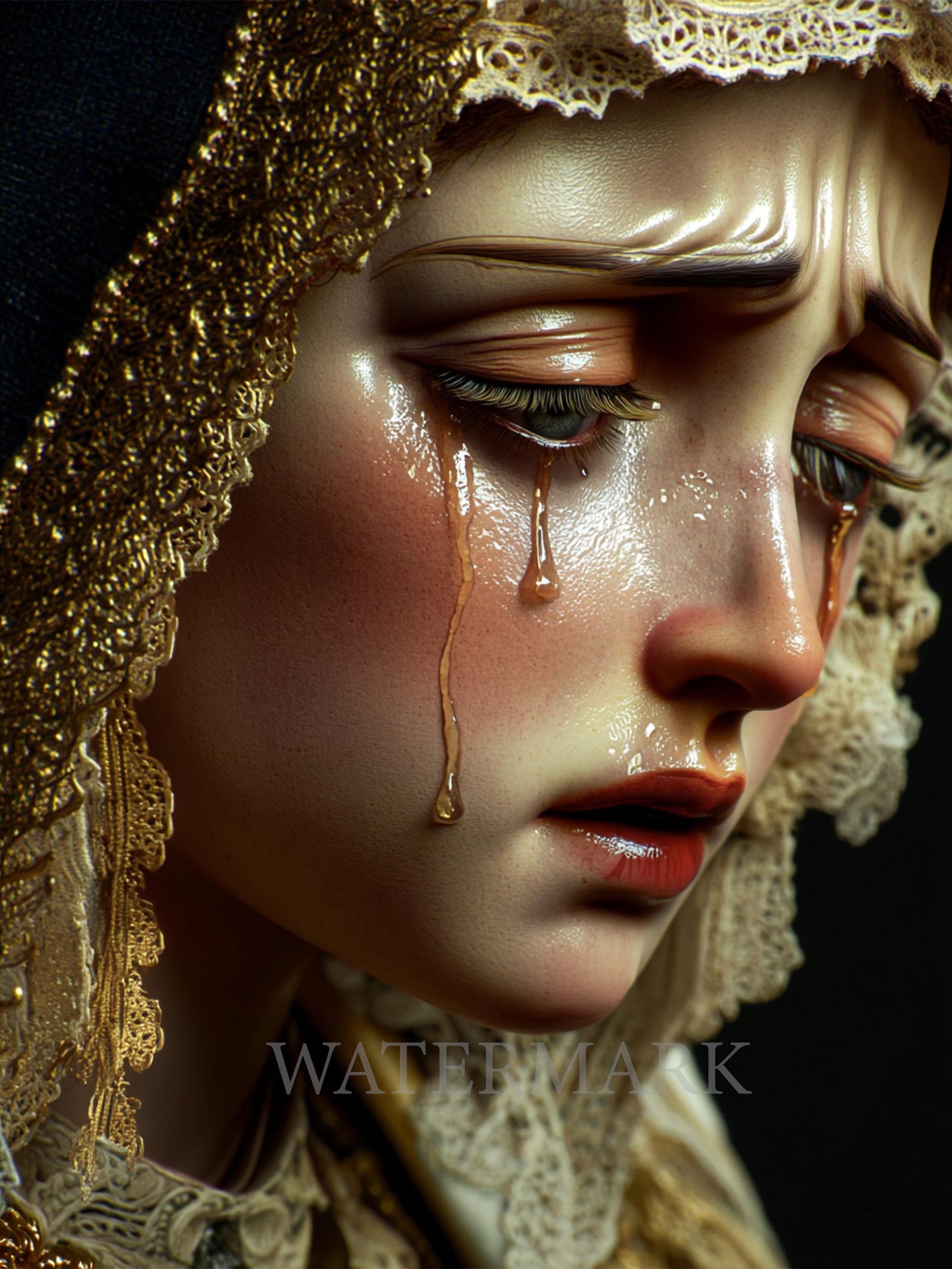 Our Lady of Sorrows Print: Mater Dolorosa Painting (digital Download ...
