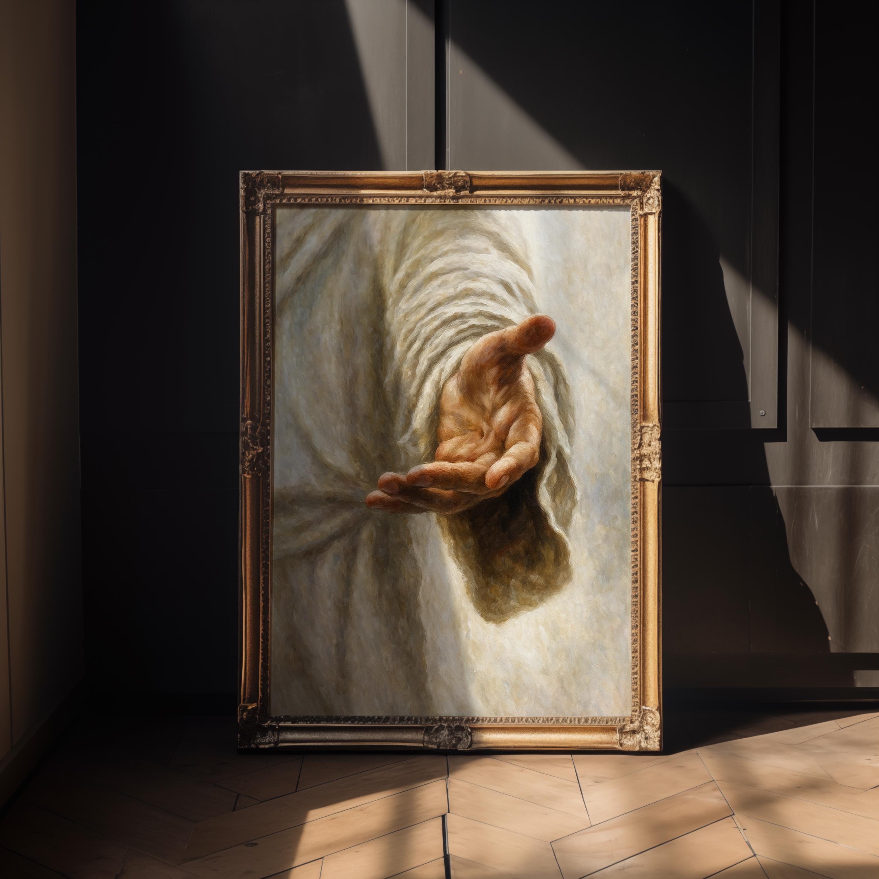 Christ Hand Image Hand of Jesus Christ Wall Art: Religious Art Catholic Home Decor ...