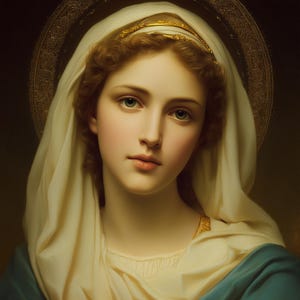 Virgin Mary Picture for Living Room Our Lady Virgin Mary Painting Mother of God Wall Art for Home Decor Christian Art for Printable Art #133