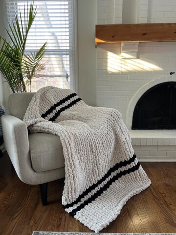 Chunky Knit Blanket Pattern