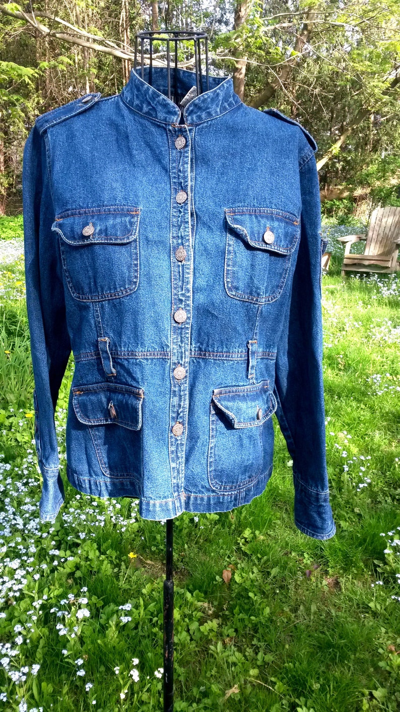 bill blass jeans denim jacket