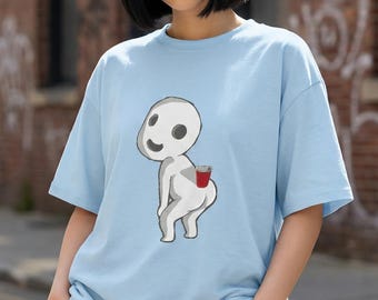 Maglietta Kodama Twerk / Maglietta grafica Studio Ghibli Spirit