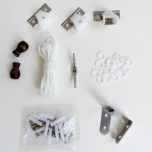 Roman Blind Accessories, Small Accessories, Metal Accessories, Roman Blind Rings, Roman Blind Supplies.