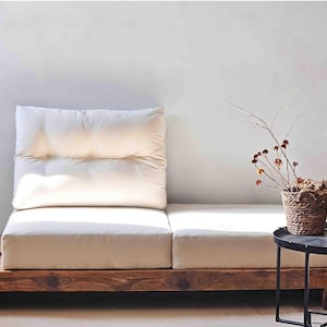 Linen handmade mats, cushions, sofa cushions, solid linen, minimalist cushions, customizable sizes, living room cushions