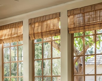 Privacy blinds, natural bamboo curtains, handmade, corridor decoration, window decorative curtains, delicate bamboo curtains.