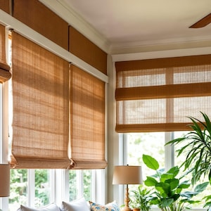 Bamboo curtains, B&B decorative curtains, balcony blackout curtains, blackout stretch curtains, bamboo curtain roller blinds.