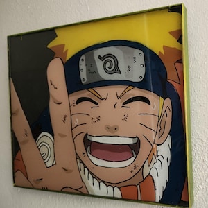 Glass acrylic anime paintings