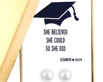 Graduation Jewelry Gifts for Her, College Graduation Gift, High School Graduation 2024 Grad Gifts