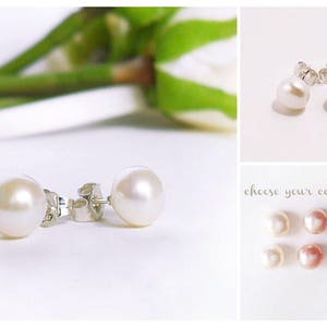 Class of 2024 graduation gift for her, College Graduation Gift, high school grad gifts, cultured pearl jewelry earrings image 7