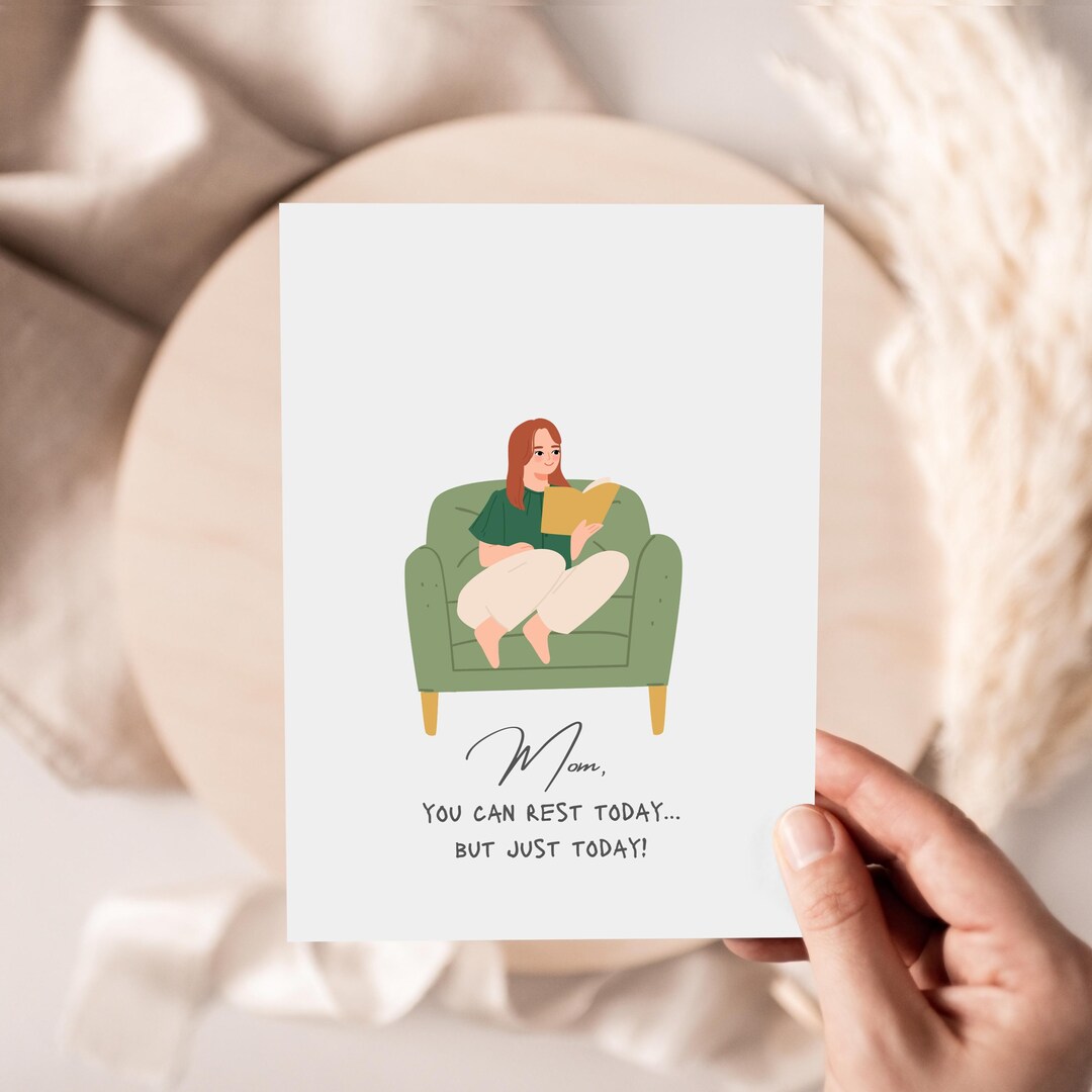 Funny Digital Mother's Day Card, Printable Mom Card With Humor, Instant ...
