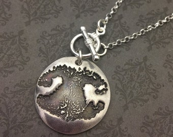 Dog Nose Imprint Necklace - Dog Nose Print Necklace - Paw Print Jewelry - Paw Print Impression Necklace