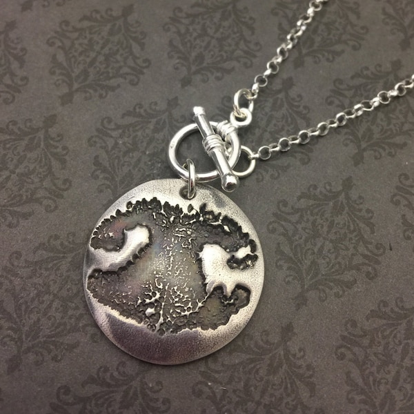 Dog Nose Imprint Necklace - Dog Nose Print Necklace - Paw Print Jewelry - Paw Print Impression Necklace - In Memory of - Pet Loss Necklace