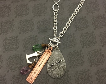 Fingerprint Jewelry - Custom Fingerprint - Thumbprint Necklace -Thumbprint Jewelry - Gift for Mom - Personalized Gift