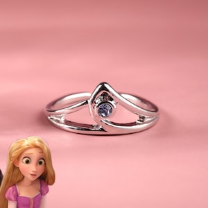 Sage Cosplay Ring, Game Ring, Anime-Inspired Jewelry, Cosplay Jewelry, Anime Ring, Jett Gamer Ring, Cosplay Ring with Blue December Stone