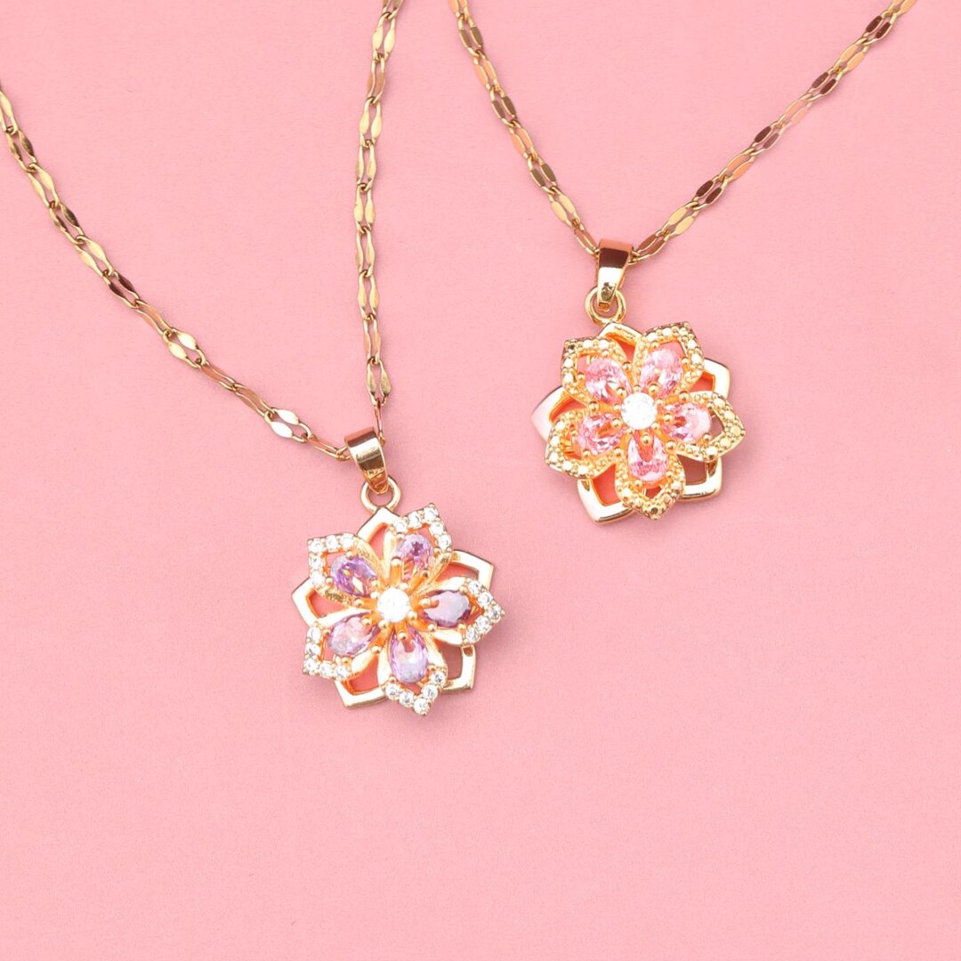 Princess Rapunzel Necklace | Spinning Sundrop Flower Necklace | Stress ...
