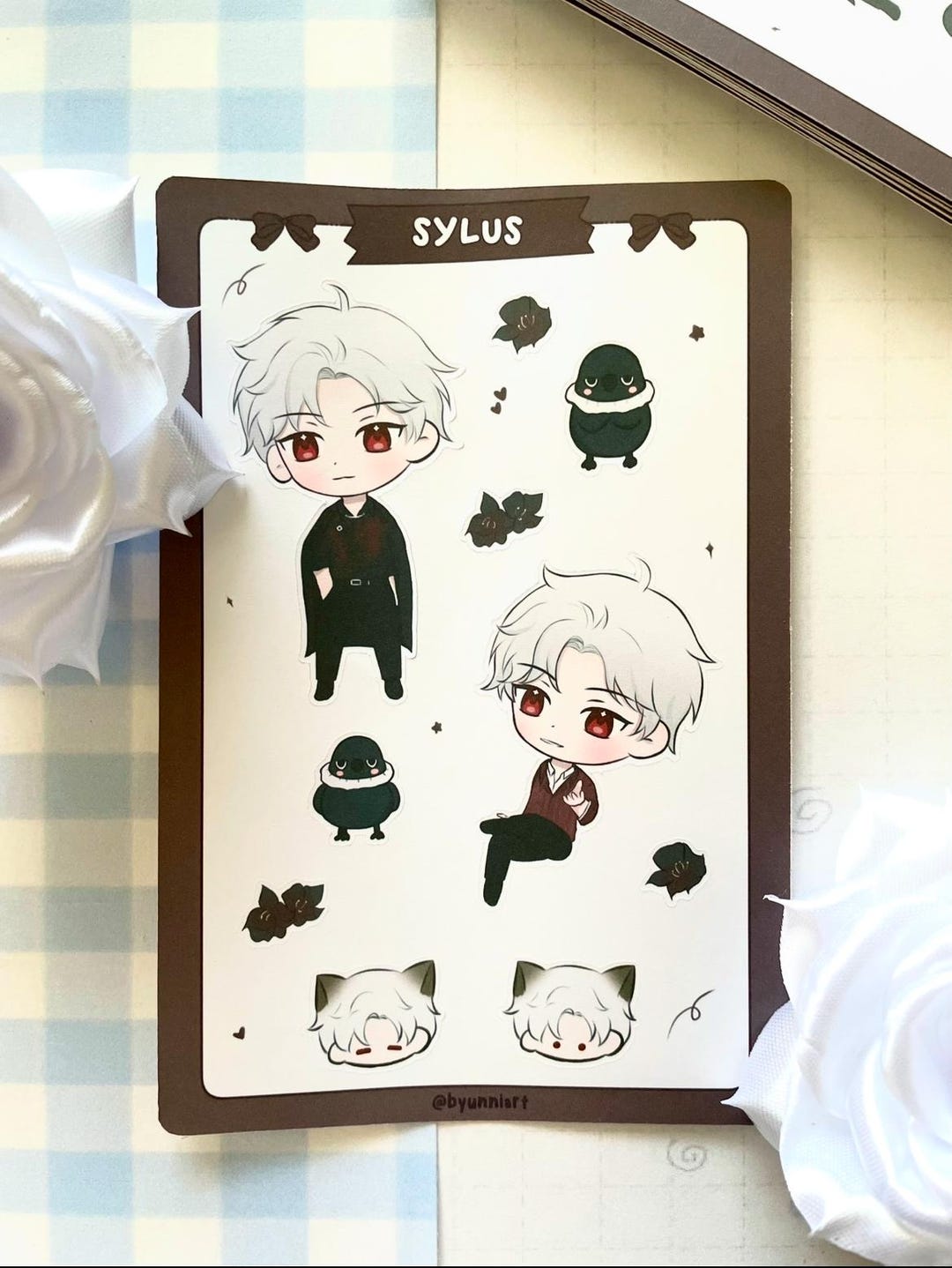 Sylus Sticker Love and Deepspace Sylus Sticker Sheet - Kiss Cut Sticker Sheet ...