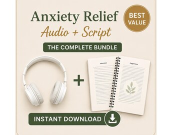 Anxiety Release Hypnosis BUNDLE -  Script + Audio Instant Download