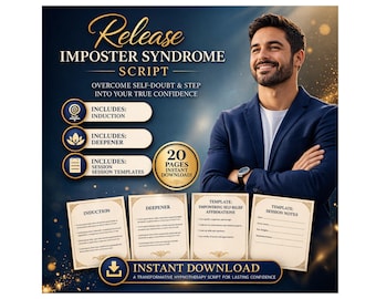 Imposter Syndrome Hypnosis Script – Confidence & Self-Worth (PDF)