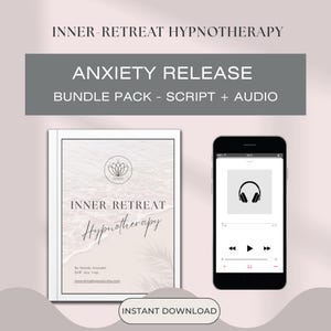 Anxiety Release Hypnosis Script  | Audio Bundle Hypnotherapy MP3 + Script Package  Relaxation Healing | For Hypnotherapists or Personal Use