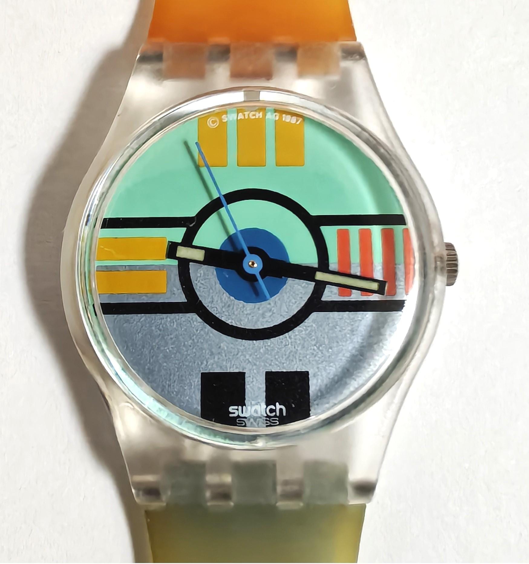 Vintage Swatch Watch Neon - Etsy