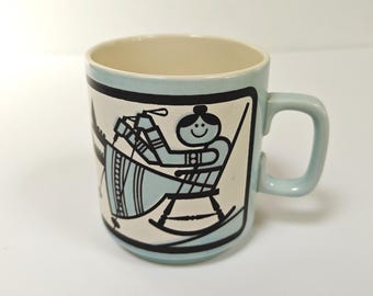 1970s Vintage Hornsea Pottery "Best Grandma" Mug | Made in England (ID125)