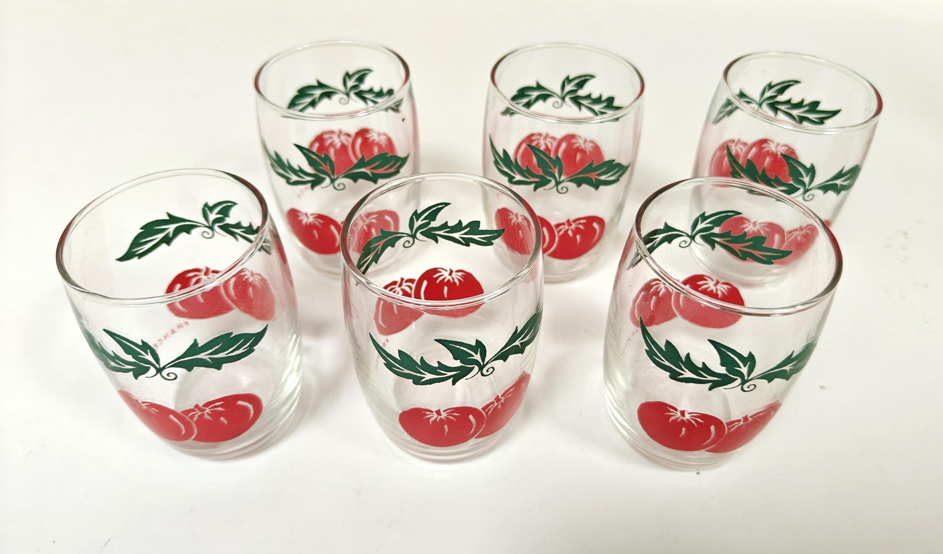 Anchor hocking orange juice glass - Etsy 日本