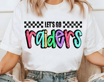Raiders PNG, Let's Go Raiders PNG, Raiders digital download, PNG design for Dtf and Sublimation, Mascot png, team spirit png