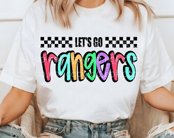 Rangers PNG, Let's Go Rangers PNG, Rangers digital download, PNG design for Dtf and Sublimation, Mascot png, team spirit png