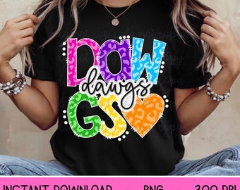 Dawgs PNG, leopard mascot PNG, Dawgs digital download, PNG design for Dtf and Sublimation, Mascot png, team spirit, instant download