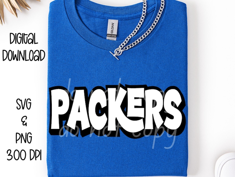 Packers SVG, Packers PNG, Mascot Shirt Design, Team Spirit Png, Packers ...