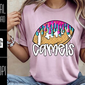 Camels PNG, Camels Football PNG, Camels digital download, Football drip png, Camels drip, PNG design for Dtf and Sublimation, Team Spirit